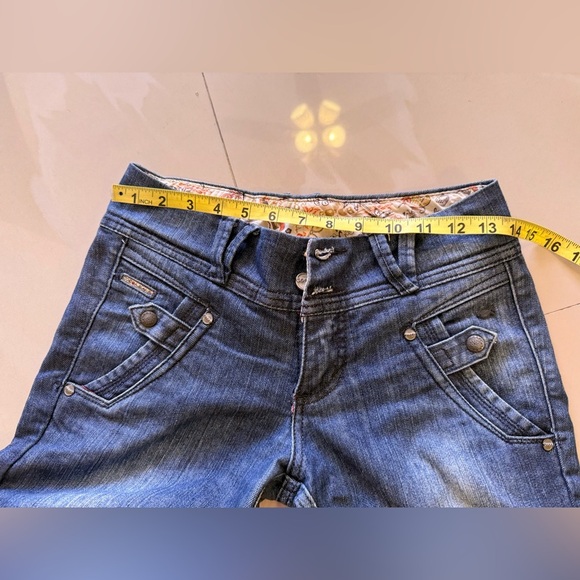Cocoa Jeans Colombian Jeans Vintage  Size USA 6 Acid Wash Jeans. Pockets Button - Picture 2 of 16